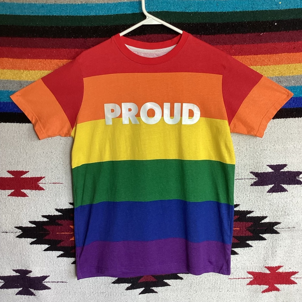 Aussie bum pride rainbow proud short sleeve t shirt